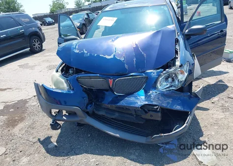 2005 Pontiac Vibe z USA, uszkodzony, nr VIN 5Y2SL63845Z439189